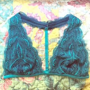 Free People Intimates Turquoise Bralette Bra
